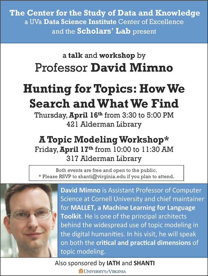 David Mimno Poster